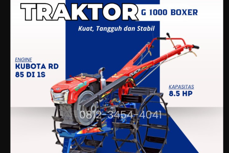 Ciri Perbedaan Traktor G1000 dan G3000 Lengkap Spesifikasi dan Harga, Mau Beli? Cek Dulu Di Sini